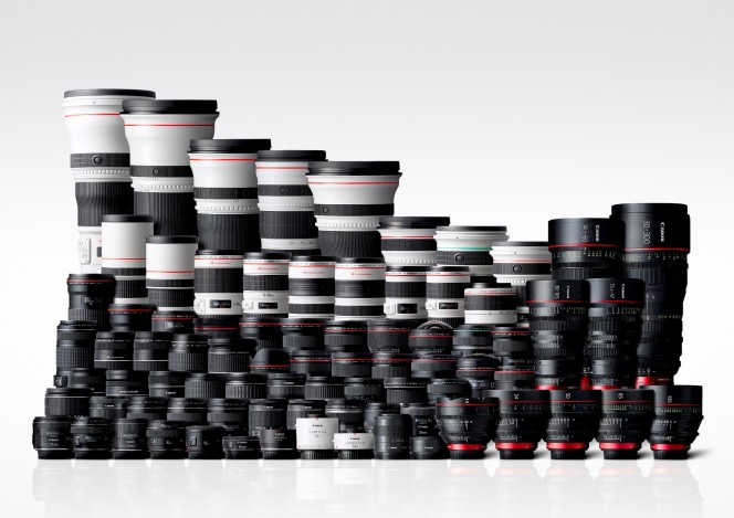 Canon достигла 100 миллионной отметки в производстве сменных объективов 